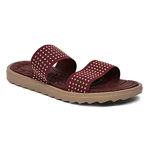 Liberty Womens Wagas-21 Maroon Slipper - 40