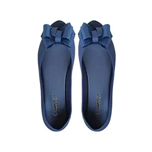 CASSIEY Latest Collection, Comfortable & Fashionable Bellies Sandal For Women's- Navy Blue