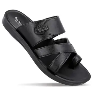 WALKAROO WE1326 Mens Sandals for dailywear and regular use for Indoor & Outdoor - Black