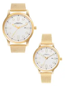 French Connection Analog Silver Dial Unisex's Watch-FCN080GM