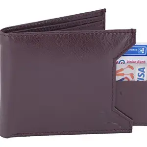 Polo Class Bag-Age Brown Genuine Leather Mens Wallet