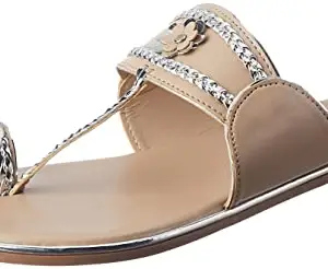 Carlton London Women's Beige Fashion Sandals Nude 4 UK (37 EU) (CLL-5461)
