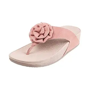 Mochi Womens Synthetic Peach Slippers (Size (3 UK (36 EU))