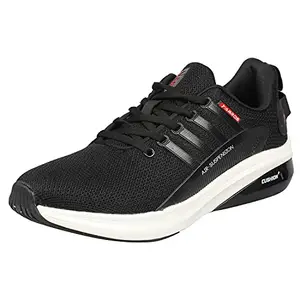 ABROS Men's ASSG1094N Sports Shoes -Black/Red-8UK