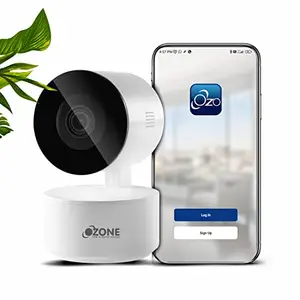 Ozone OZ- Life-PC-01 Smart PTZ Indoor 2 MP Wi-Fi Camera | Full HD Camera with 360° | Motion Detection | Cloud & Sd Card Support Upto 128 GB | 2 Ways Audio Talk | Smart Access with Alexa & Google price in India.