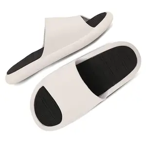 casual Stylish Slipper For Men Comfortable & Lightweight Slides And Ultra Soft Boys Flipflops White