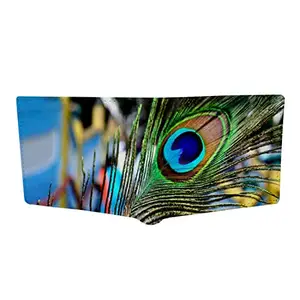 CRAFTSEVER Canvas Wallet for Men and Boys, 6 Card Holder, Bi-Fold Printed Genuine Wallet and Purse (Black)