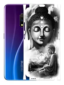 AtOdds AtOdds - Realme X Mobile Back Skin Rear Screen Guard Protector Film Wrap (Coverage - Back+Camera+Sides) (Buddha)