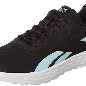REEBOK Men Synthetic/Textile Energy Streak M Running Shoes Black/Digital Glow UK-6