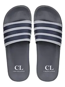 Carlton London Men Grey Slipper(9 UK)