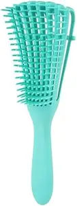 LASALE Detangle Hair Brush for Home, Saloon Detangler Brush Man & Women with Spacing Clip Wet & Dry Hair Comb Brush (1Pcs)
