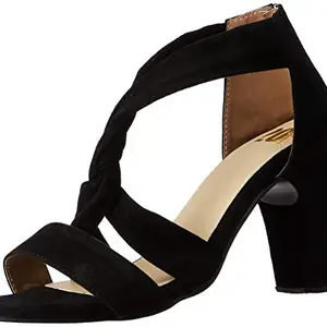 20Dresses Women's HL0338 Black Fashion Sandals - (HL370338)