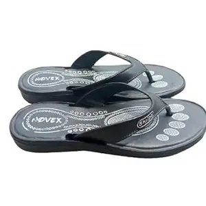 NOVEX Women Daily Use Slipper No-5(Black)