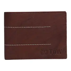 TnW Brown Genuine Leather Wallet for Men