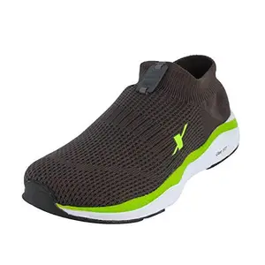 Sparx Men's Grey Neon Green Sports Shoes-UK 7 (SM-484)