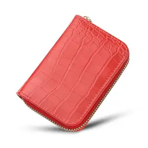 SYGA Women's Card Holder Coin Purse Multi-Card Slot Pu Pickup Case Zipper Small Wallet Driver's License Bag