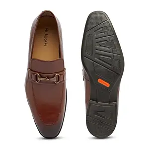 Ruosh Men Footwear Work-Slip-on Formal Tan/Light Brown