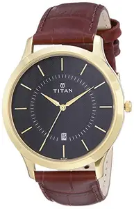 Titan Gents Karishma Analog Black Dial Men's Watch NM1825YL01/NN1825YL01/NP1825YL01