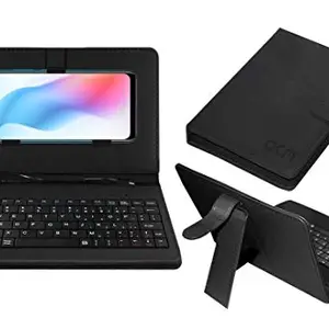 ACM Keyboard Case Compatible with Vivo S1 Pro Mobile Flip Cover Stand Direct Plug & Play Device for Study & Gaming Black