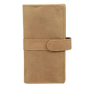 Style98 Shoes Women's Smart and Stylish Leather Wallet (Tan)