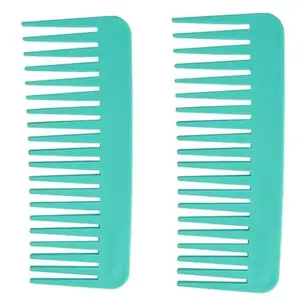 Wide tooth comb || Wide teeth comb for curly hair (pack of 2)