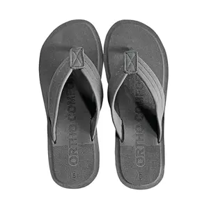 TATA 1MG Ortho Slippers with Extra Soft EVA Footbed and cushioned straps. For Heel, Knee and Back Pain. Provides enhanced foot support - Women Size 6 Grey