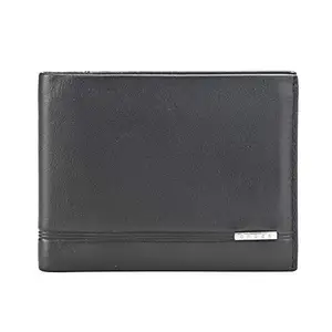 Cross Classic Century Branded Bi-Fold Card Wallets for Men Leather with Proper Compartment for Card - Black