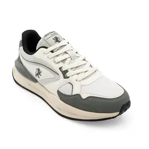 Red Tape Casual Shoes for Men | PU-Mesh Upper, Cushioned Comfort, Stylish Design & Everyday Wear Grey/Green