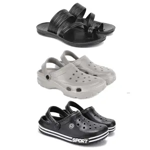 DRACKFOOT Men's Sandals | Lightweight Wear| Stylish & Easy to Wear For Men's GR-SAN-(3-COMBO)-3152-3124-3014-9