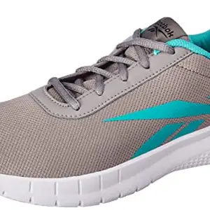 REEBOK Women Synthetic/Textile Turbo Flight W Running Shoes Spacer Grey/Classic Teal UK-6