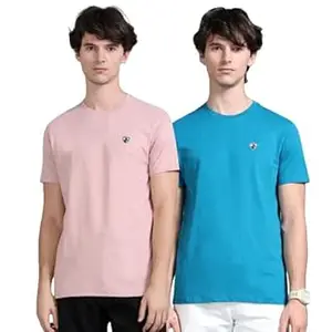 HIBEX POLO Men's Tshirt- Round Neck Half Sleeve Combo Tshirt | Pack of 2 or 3