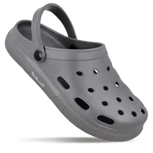 WALKAROO Clogs for Womens -Trendy|Lightweight and Comfortable |Stylish Slip-on Design|WC4837 Dark Grey