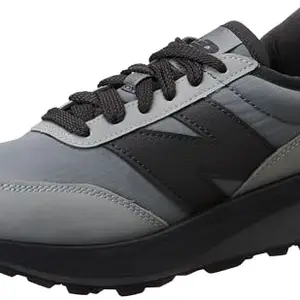 New Balance Unisex 370 Casual Shoe, Black, 3.5