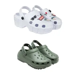 ZENWEAR Extra Soft Classic Casual wear with Ultra Soft Flexibility Technology Heels for Women's/Girl's(2013+6132)(5) Multicolor