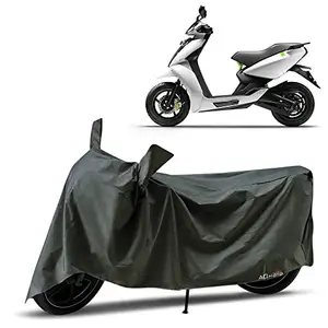 AG MOTO Ather 450X Bike Cover Water Resistant Dust Proof UV Rays Protection in All Weather Conditions Bikes and Scooty Cover with Double Mirror Pockets and Safety Lock (Green Ather 450x)