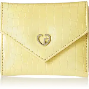 Caprese Women's Faux Leather Karin W Small Yellow Wallet