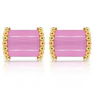 BANGLESKART Bridal Punjabi Chuda Set for Women's and Girl's (Set of 1