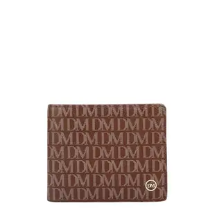 Da Milano RFID Protected Leather Wallet for Men with Card Slot - Brown