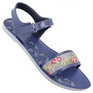 WALKAROO WL7845 Womens Fashion Sandals Dailywear and Regular use - Moon Blue