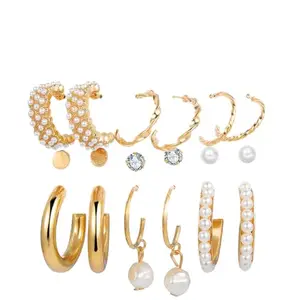 Vembley Stylish fashion hoop earring combo