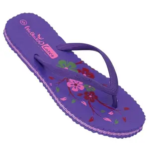 WALKAROO H251 Womens Regular use Slippers for Indoor & Outdoor - Violet