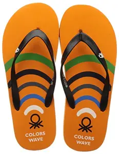 United Colors of Benetton Men's Orange Slipper-7 Kids UK (20A8CFFPM705I)