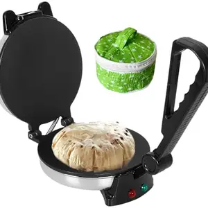 Enem Roti Maker with Free Roti Pouch, with 1 Year Warranty from Enem, Full Customer Support, Stainless Steel Chapati Maker