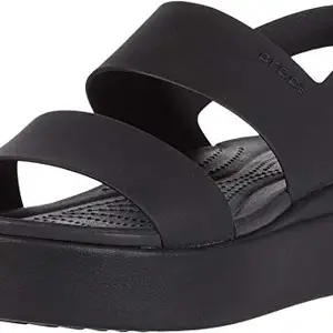 crocs Black/Black Fashion Sandals - W11 (206453-060)