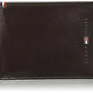 Tommy Hilfiger Sterling Brown Leather Men's Wallet (8903496133738)