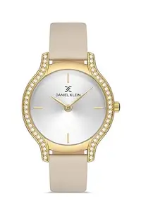 Daniel Klein Analog Silver Dial Women's Watch-DK.1.13209-3