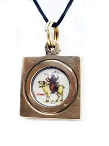 ASTROGHAR Shree Mangal Graha yantra Brass pendant For Men & Women