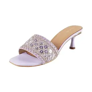 Mochi Women Purple Synthetic Leather Ethnic/Fashion Sandal UK/5 EU/38 (40-147)