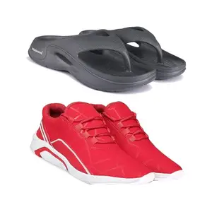 BERSACHE Lightweight Stylish Sandals for MenZ-Combo(PR)-6066-1243 Multicolor