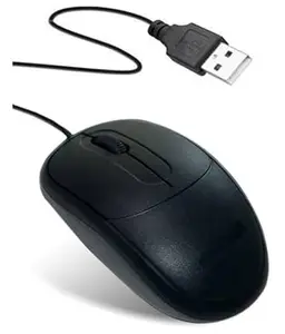 Red Champion Wired for Windows USB 2.0 Interface 3 Button 1000 DPI Optical Sensor Plug & Play for MacBook Pro Air Ultrabooks Tablet Laptop Any PC Windows OS X and Linux Black